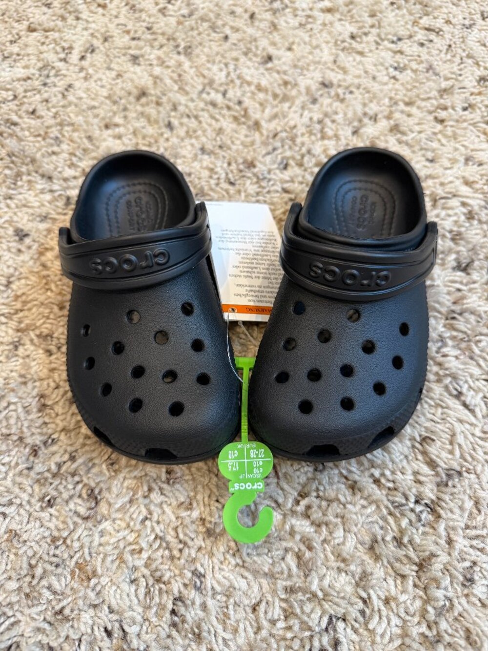 Kids' Classic Clog black size c10 NWT - Picture 2 of 2